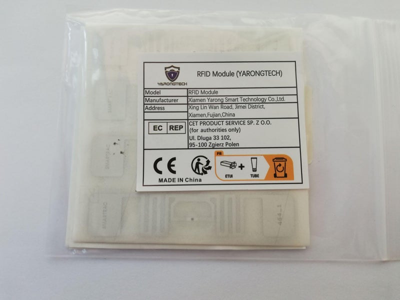 YARONGTECH EPC C1 GEN2 ISO18000-6C Monza R6 73X17mm Long Distance Range RFID UHF Tag Inlay -20pcs - Image 3